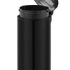 Papelera con Pedal 30L Negro Mate EKO Serene